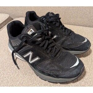 New Balance Womens 990 V5 W990BK5 Black Casual Running Shoes Sneakers Size 9.5